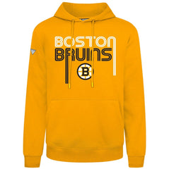 Boston Bruins Levelwear Podium Lanes Hoodie - Gold | US 203844285