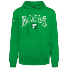 St. Louis Blues Levelwear St. Patrick's Day Podium Hoodie - Green | US 203844429