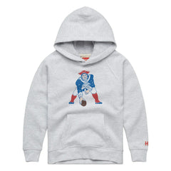 New England Patriots Homage Youth 1979 Tri-Blend Hoodie - Ash Hoodies