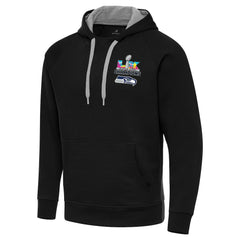 Seattle Seahawks Antigua Super Bowl LX Champions Victory Hoodie - Black Hoodies