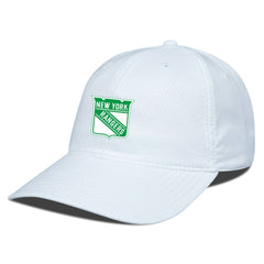 New York Rangers Levelwear Matrix Patch Adjustable Hat - White | US 203846241