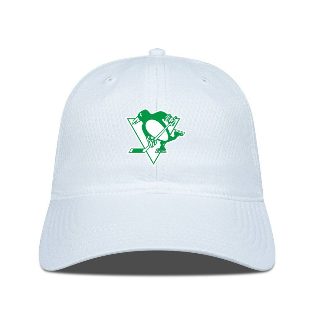 Pittsburgh Penguins Levelwear Matrix Patch Adjustable Hat - White | US 203846242