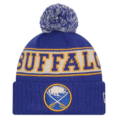 Buffalo Sabres New Era Retro Cuffed Knit Hat with Pom - Royal | US 203847680