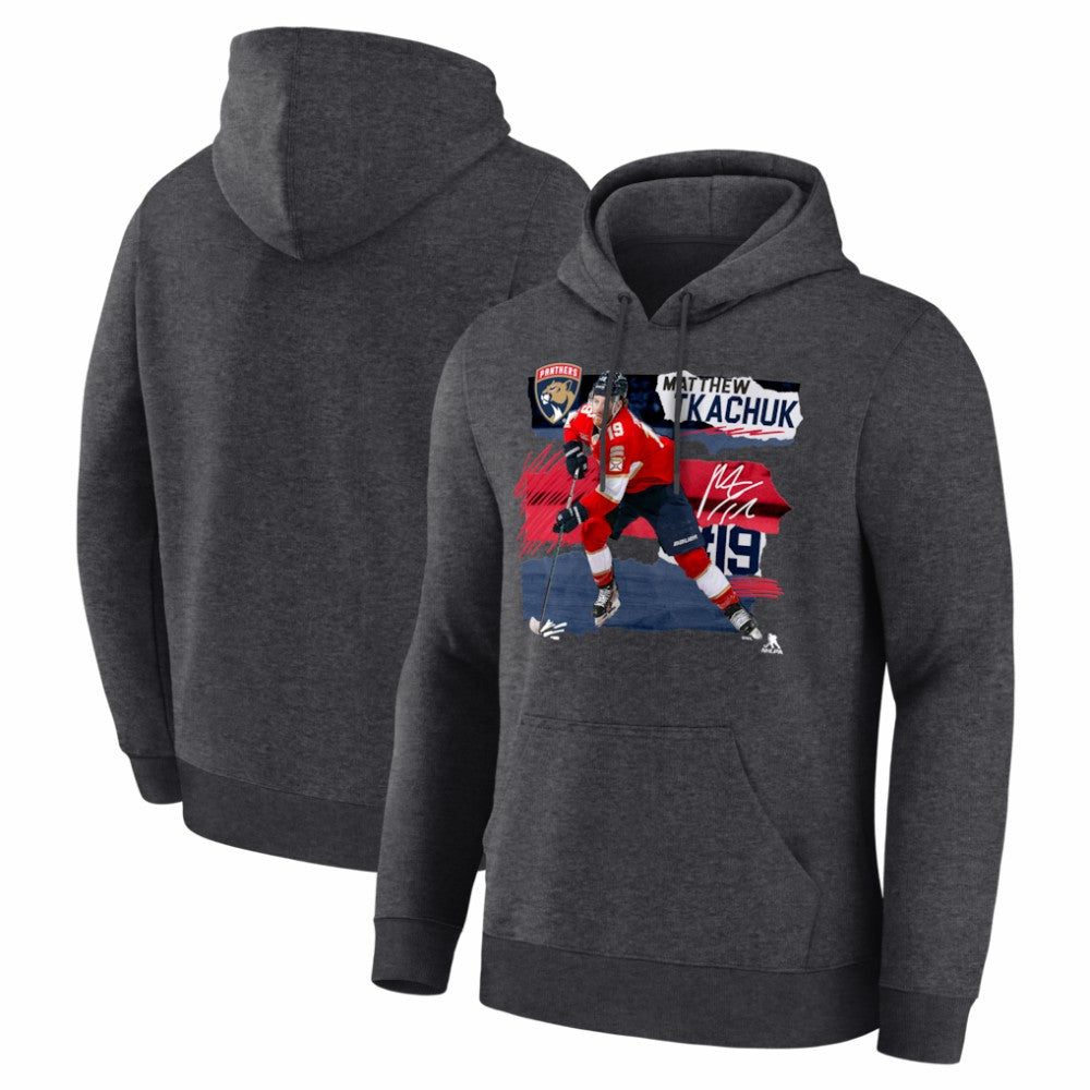 Matthew Tkachuk Florida Panthers Fresh Ice Hoodie - Charcoal | US 203847713