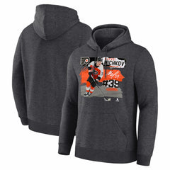 Matvei Michkov Philadelphia Flyers Fresh Ice Hoodie - Charcoal | US 203847716