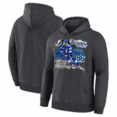 Nikita Kucherov Tampa Bay Lightning Fresh Ice Hoodie - Charcoal | US 203847719