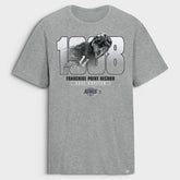 Anze Kopitar Los Angeles Kings Franchise Points Record T-Shirt - Gray | US 203849231