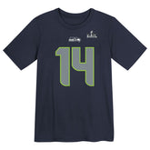 Sam Darnold Seattle Seahawks Preschool Super Bowl LX Name & Number T-Shirt - College Navy T-shirts