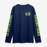 Seattle Seahawks Two-Time Super Bowl Champions Big & Tall Own The Moments Long Sleeve T-Shirt - College Navy T-shirts