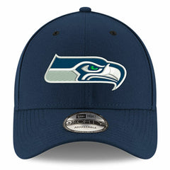 Seattle Seahawks New Era Youth 9FORTY Adjustable Hat - College Navy Hats