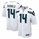 Sam Darnold Seattle Seahawks Game Jersey - White Jerseys