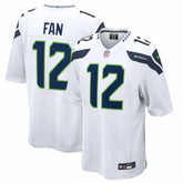 12s Seattle Seahawks Game Jersey - White Jerseys