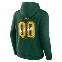Athletics Hustle Personalized Name & Number Hoodie - Green Hoodies