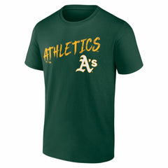 Athletics Hustle Personalized Name & Number T-Shirt - Green T-shirts