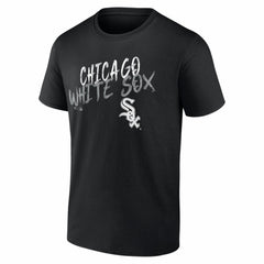 Chicago White Sox Hustle Personalized Name & Number T-Shirt - Black T-shirts