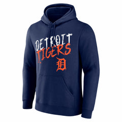Detroit Tigers Hustle Personalized Name & Number Hoodie - Navy Hoodies
