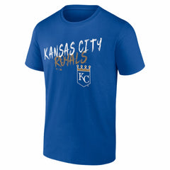 Kansas City Royals Hustle Personalized Name & Number T-Shirt - Royal T-shirts