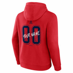 Los Angeles Angels Hustle Personalized Name & Number Hoodie - Red Hoodies