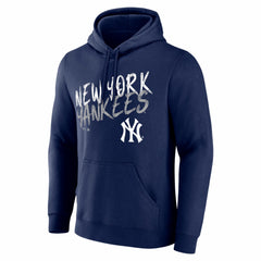 New York Yankees Hustle Personalized Name & Number Hoodie - Navy Hoodies