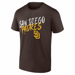 San Diego Padres Hustle Personalized Name & Number T-Shirt - Brown T-shirts