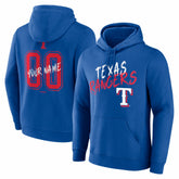 Texas Rangers Hustle Personalized Name & Number Hoodie - Royal Hoodies