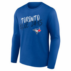 Toronto Blue Jays Hustle Personalized Name & Number Long Sleeve T-Shirt - Royal T-shirts