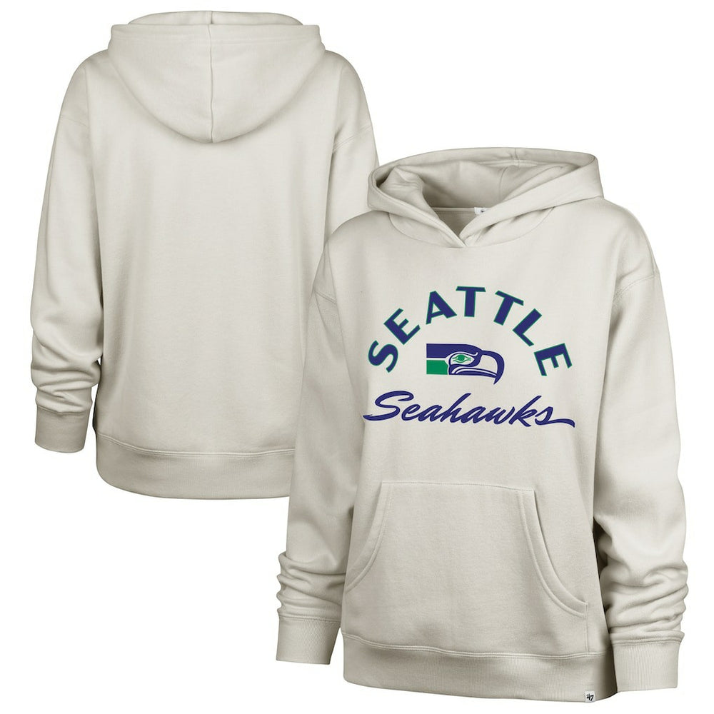 Seattle Seahawks '47 Women's Whirlwind Naomi Hoodie - Stone Hoodies