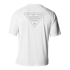 Boston Bruins Columbia PFG Terminal Tackle Omni-Shade T-Shirt - White | US 203863730