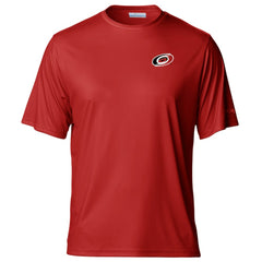 Carolina Hurricanes Columbia PFG Terminal Tackle Omni-Shade T-Shirt - Red | US 203863731