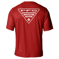 Florida Panthers Columbia PFG Terminal Tackle Omni-Shade T-Shirt - Red | US 203863733