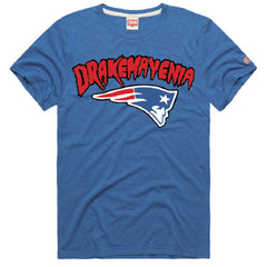Drake Maye New England Patriots Homage Unisex Drakemayenia Tri-Blend T-Shirt - Royal T-shirts
