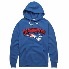 Drake Maye New England Patriots Homage Unisex Drakemayenia Tri-Blend Hoodie - Royal Hoodies