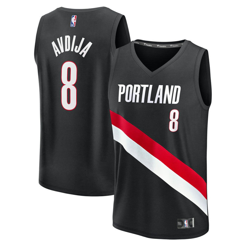 Deni Avdija Portland Trail Blazers Fast Break Replica Jersey Icon Edition Black - Fanatics outlet