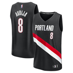 Deni Avdija Portland Trail Blazers Fast Break Replica Jersey Icon Edition Black - Fanatics outlet