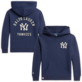 Yankees Polo Ralph Lauren Youth Fleece Hoodie - Navy Hoodies