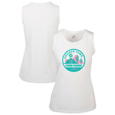 Chicago Cubs Levelwear Women's Macy Spring Training Badge Bold Tank Top - White Tanks