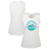 Kansas City Royals Levelwear Women's Macy Spring Training Badge Bold Tank Top - White Tanks