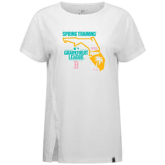 Boston Red Sox Levelwear Women's 2026 Spring Training Influx Ball Bold T-Shirt - White T-shirts