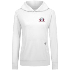 Milwaukee Brewers Levelwear Women's Relay Spring Break Panoramic Bold Hoodie - White Hoodies