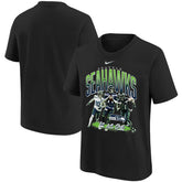 Seattle Seahawks Youth 12 As One T-Shirt - Black T-shirts