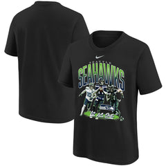 Seattle Seahawks Youth 12 As One T-Shirt - Black T-shirts