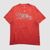 Philadelphia Phillies Majestic 2000s T-shirt - Red - Vintage T-shirts