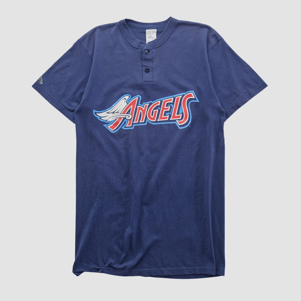 Los Angeles Angels Majestic 2000s T-shirt - Navy - Vintage T-shirts