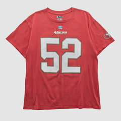 San Francisco 49ers NFL 2010s T-shirt - Red T-shirts