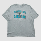 Jacksonville Jaguars Reebok 2000s T-shirt - Heather Gray T-shirts