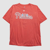 Philadelphia Phillies Majestic 2000s T-shirt - Red - Vintage T-shirts