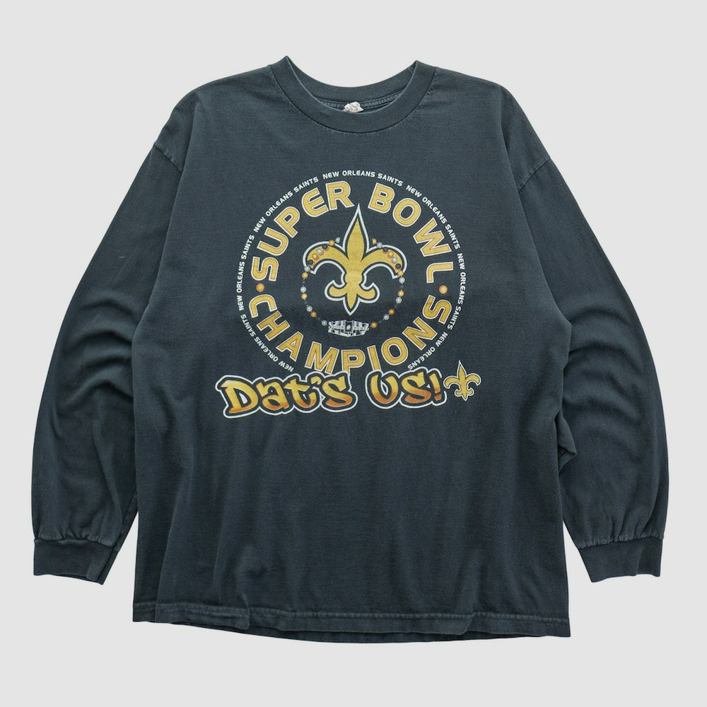 New Orleans Saints Alstyle 2010 Long Sleeve T-shirt - Black T-shirts
