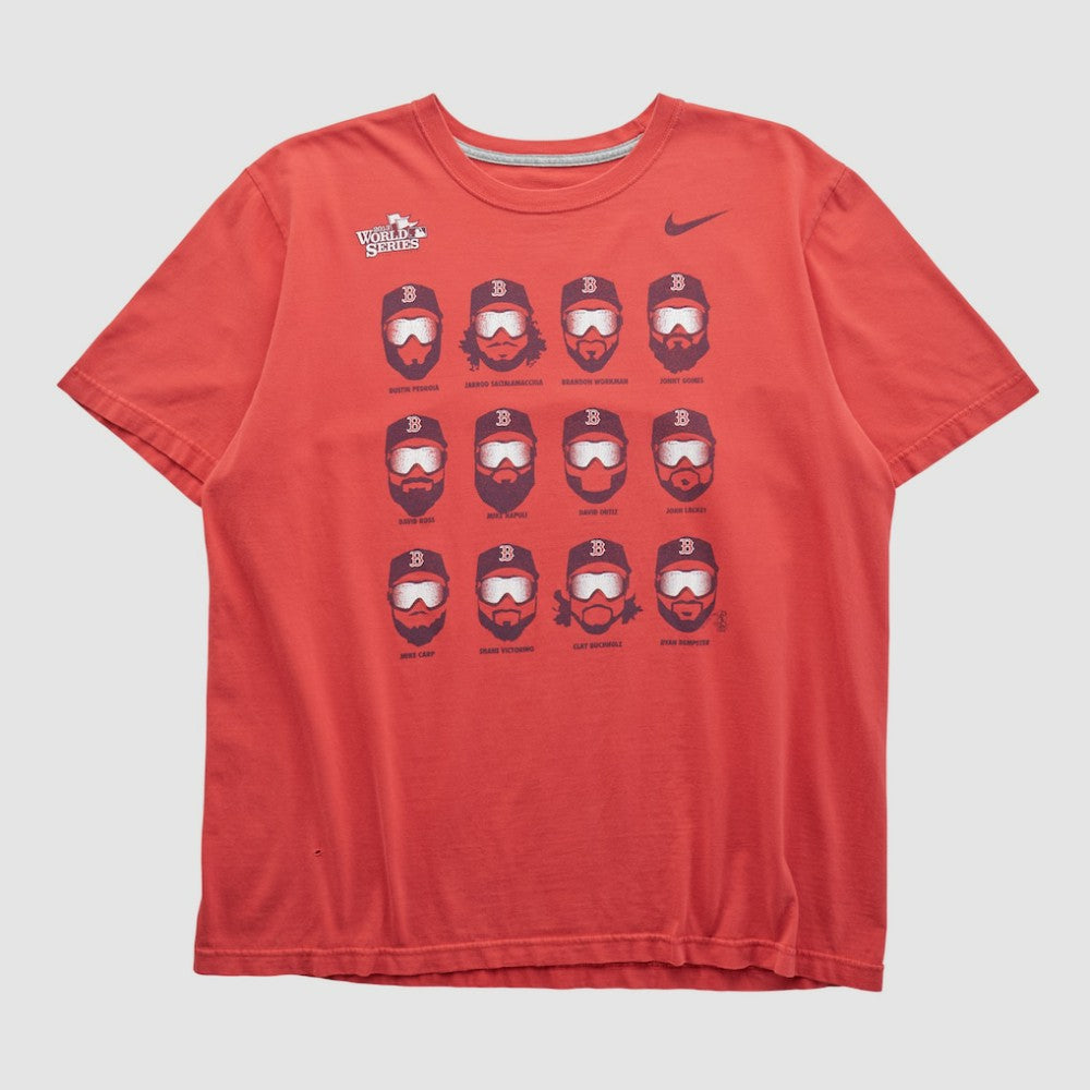 Boston Red Sox Nike 2013 T-shirt - Red - Vintage T-shirts