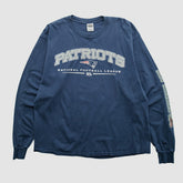 New England Patriots Gildan 2000s Long Sleeve T-shirt - Navy T-shirts