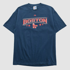 Boston Red Sox Majestic 2007 T-shirt - Navy - Vintage T-shirts